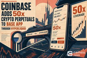 Coinbase Adds 50x Crypto Perpetuals to Base App Through Hyperliquid