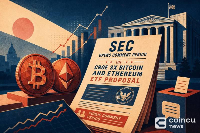 SEC Opens Comment Period on Cboe 3x Bitcoin and Ethereum ETF Proposal 1 SEC Opens Comment Period on Cboe 3x Bitcoin and Ethereum ETF Proposal