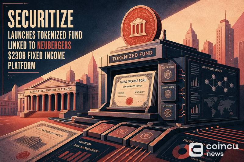 Securitize Launches Tokenized Fund Linked to Neuberger's $230B Fixed-Income Platform