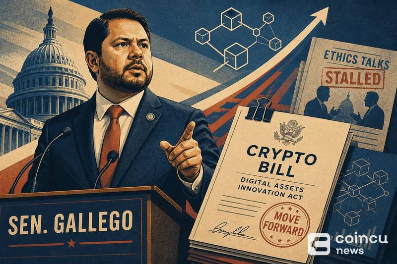 Sen. Gallego Says Congress Can Still Advance Crypto Bill Despite Stalled Ethics Talks 1 Sen. Gallego Says Congress Can Still Advance Crypto Bill Despite Stalled Ethics Talks