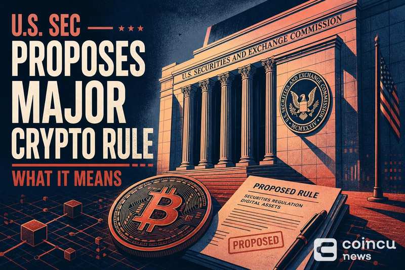 U.S. SEC Proposes Major Crypto Rule: What It Means 1 U.S. SEC Proposes Major Crypto Rule: What It Means